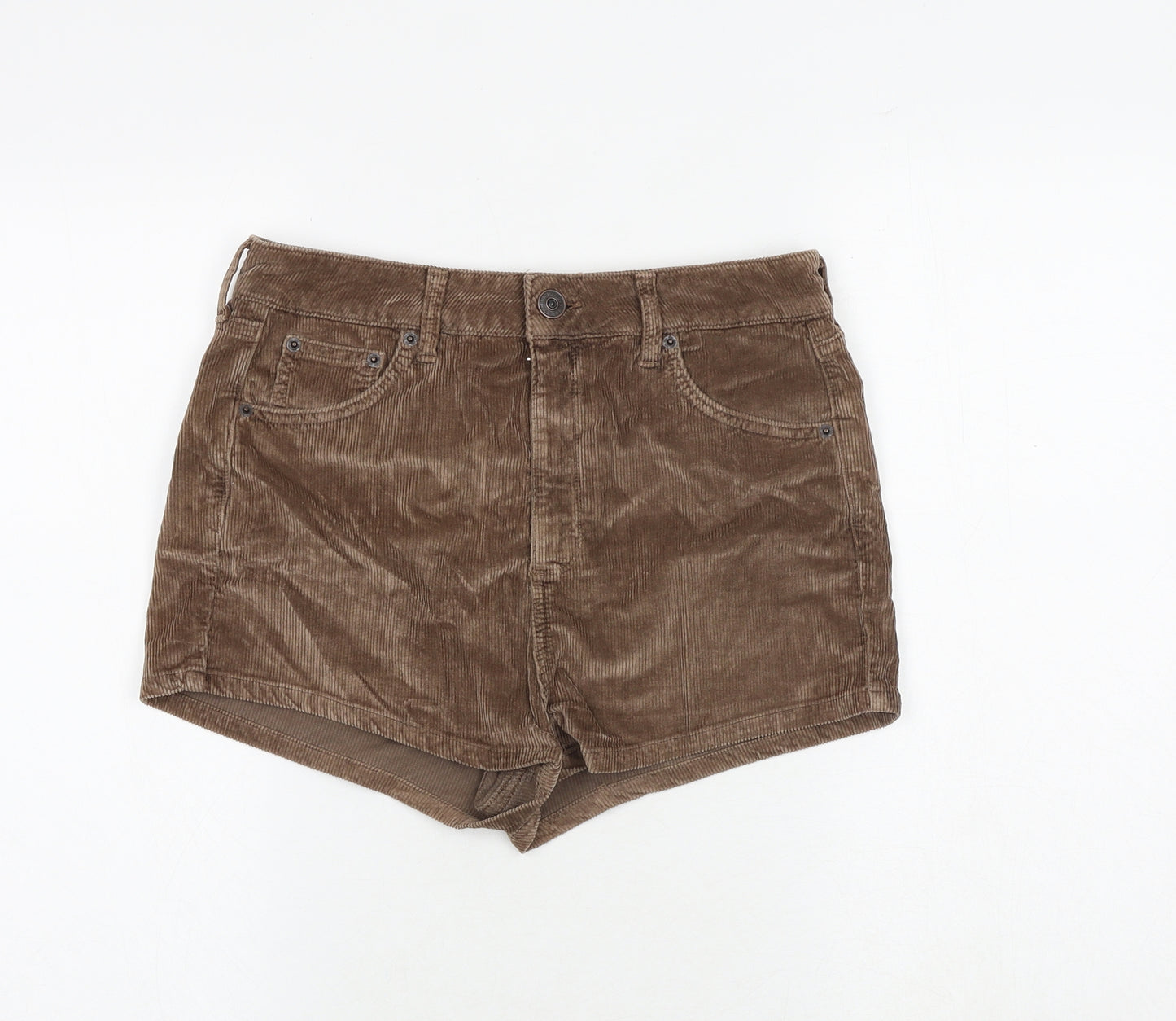 BDG Womens Brown Polyester Hot Pants Shorts Size 30 in Regular Zip