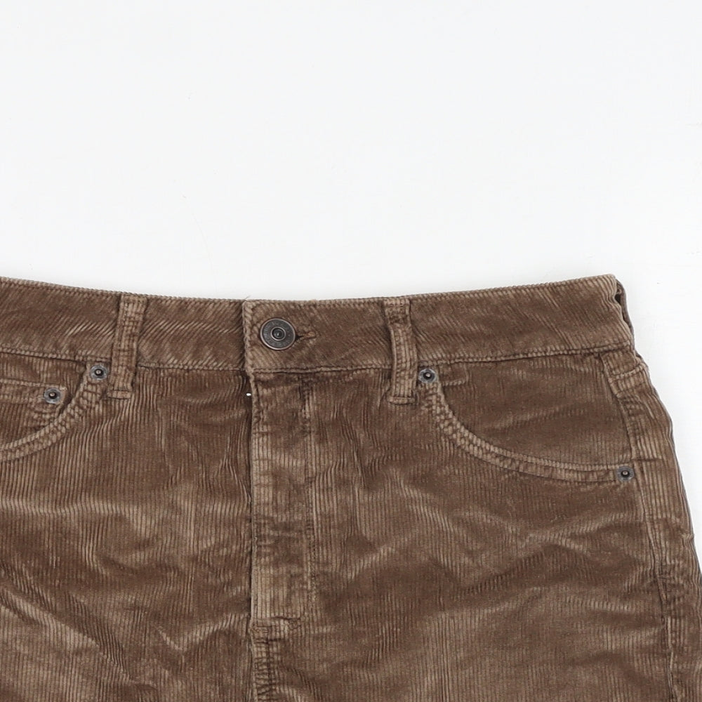 BDG Womens Brown Polyester Hot Pants Shorts Size 30 in Regular Zip