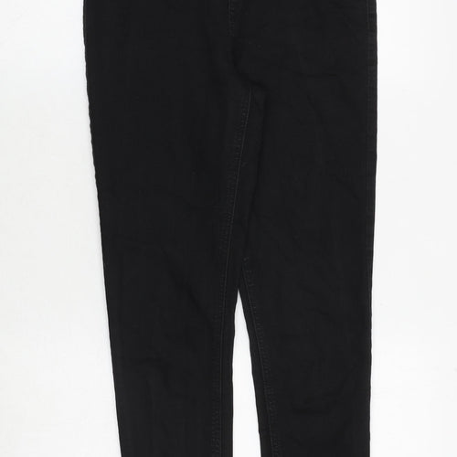 Marks and Spencer Womens Black Cotton Jegging Jeans Size 10 Regular