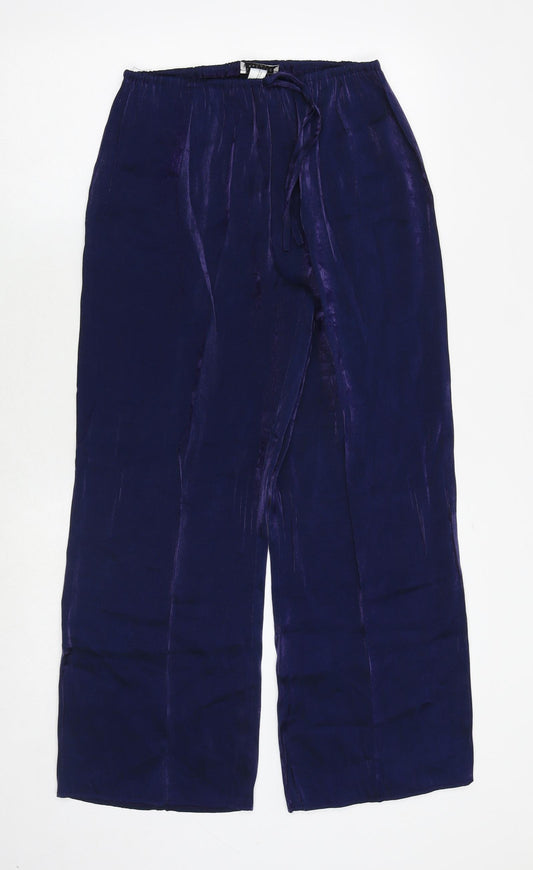 Sophie Teenwear Girls Blue Viscose Jogger Trousers Size 13 Years Regular Tie