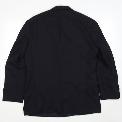 Marks and Spencer Mens Black Polyester Jacket Suit Jacket Size M Regular
