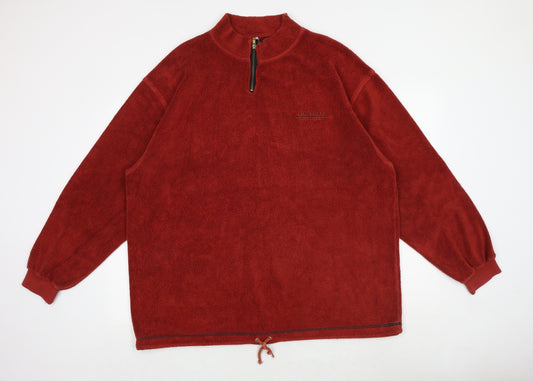 Firetrap Mens Red Cotton Pullover Sweatshirt Size XL
