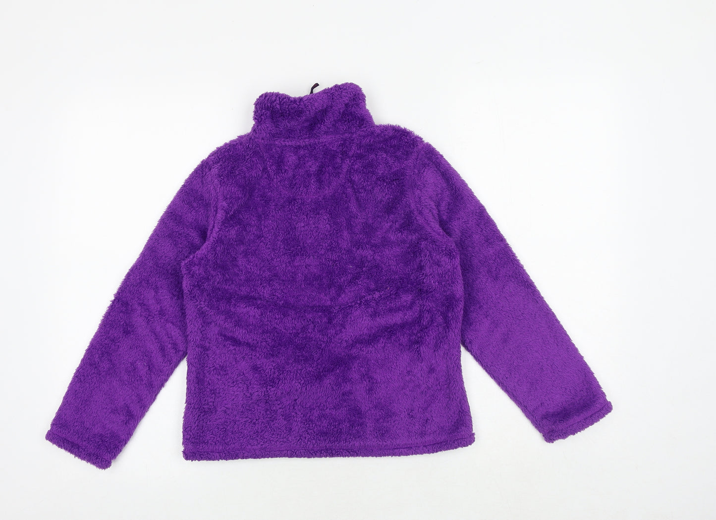 Gelert Girls Purple Polyester Pullover Sweatshirt Size 9-10 Years Zip