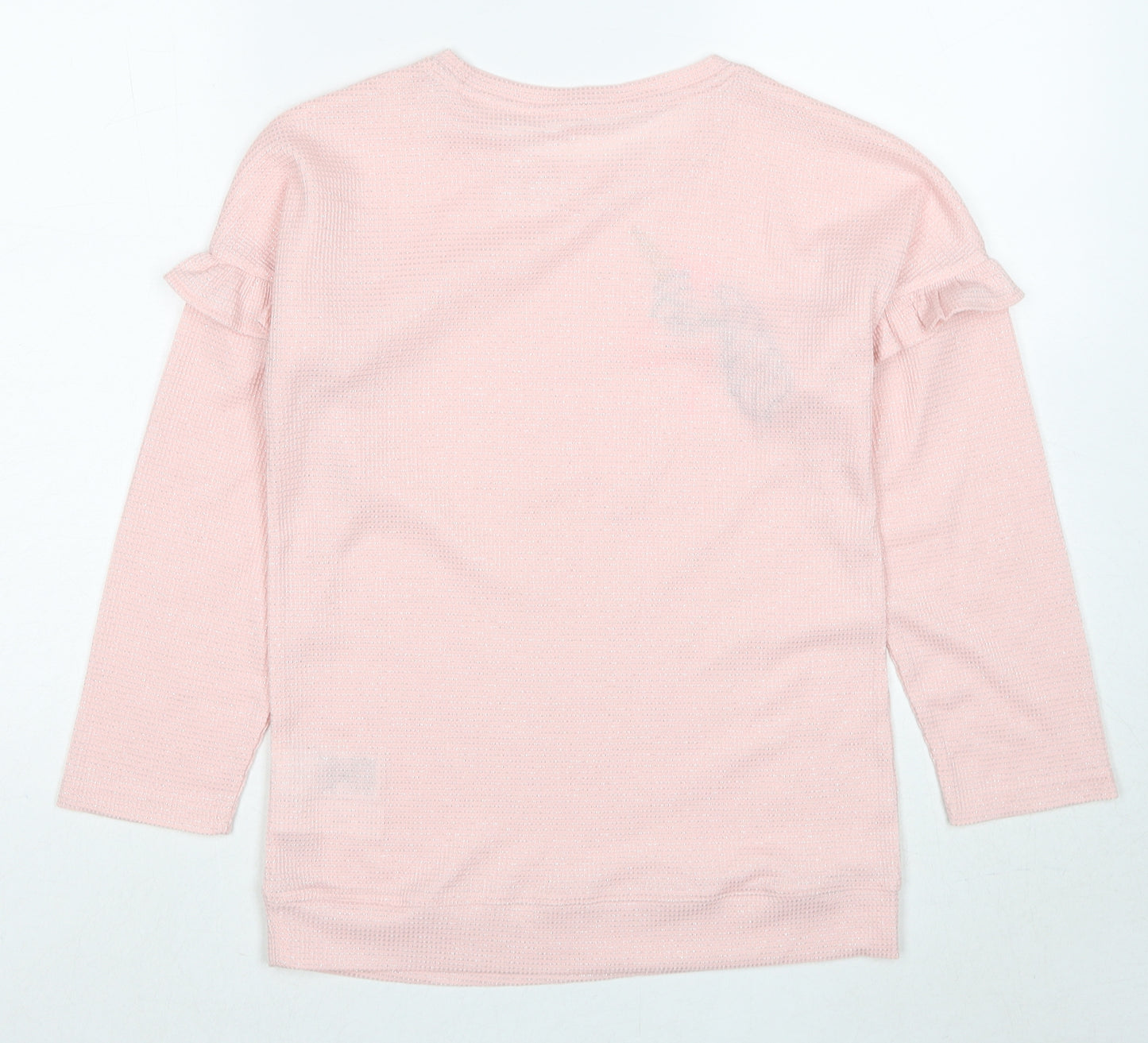 Gap Girls Pink Polyester Pullover Sweatshirt Size 13-14 Years Pullover - Unicorn