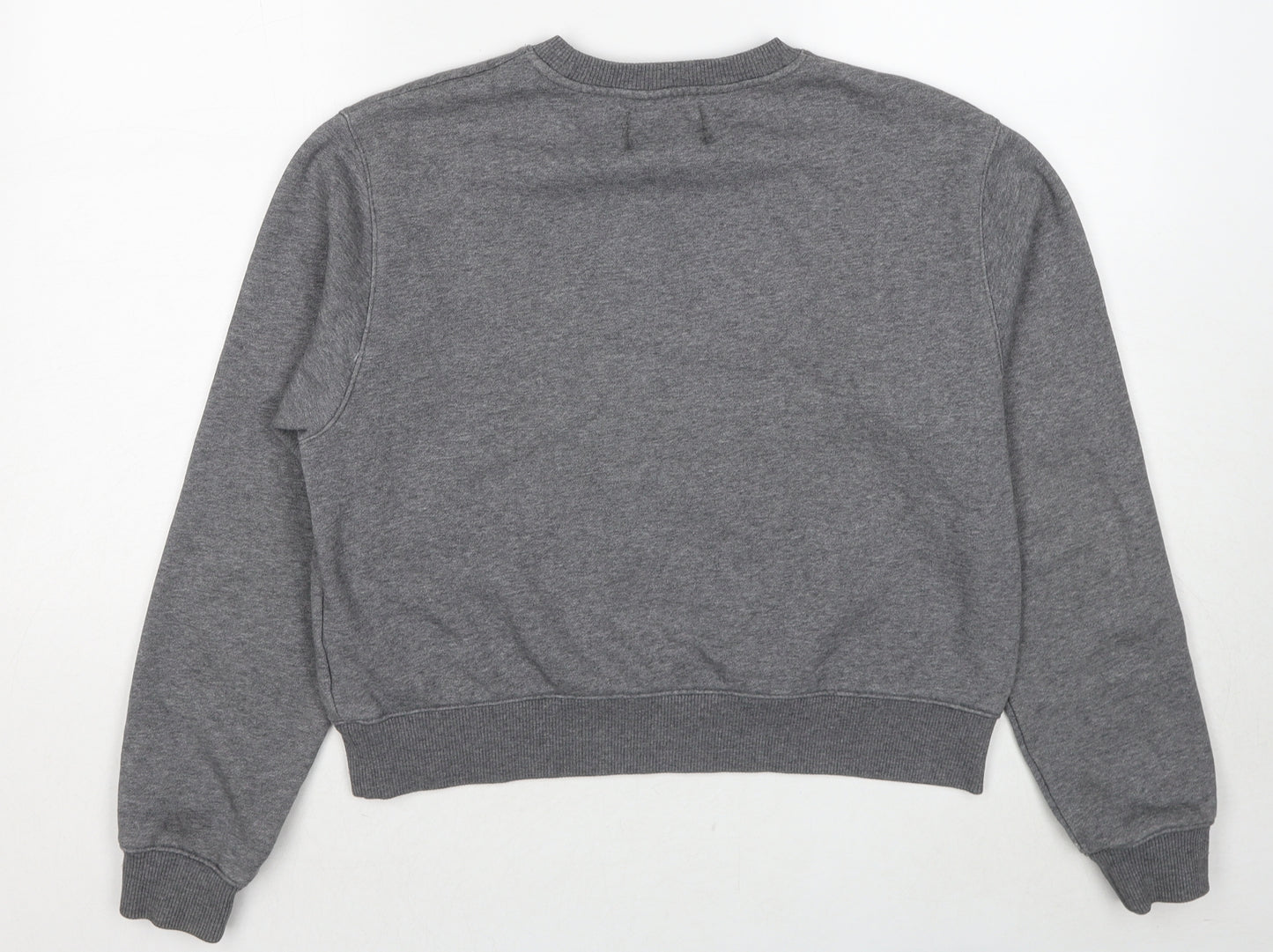 Calvin Klein Womens Grey Cotton Pullover Sweatshirt Size S Pullover
