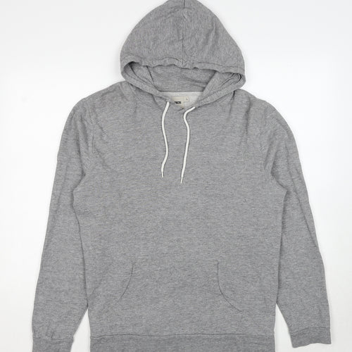 ASOS Womens Grey Cotton Pullover Hoodie Size L Pullover