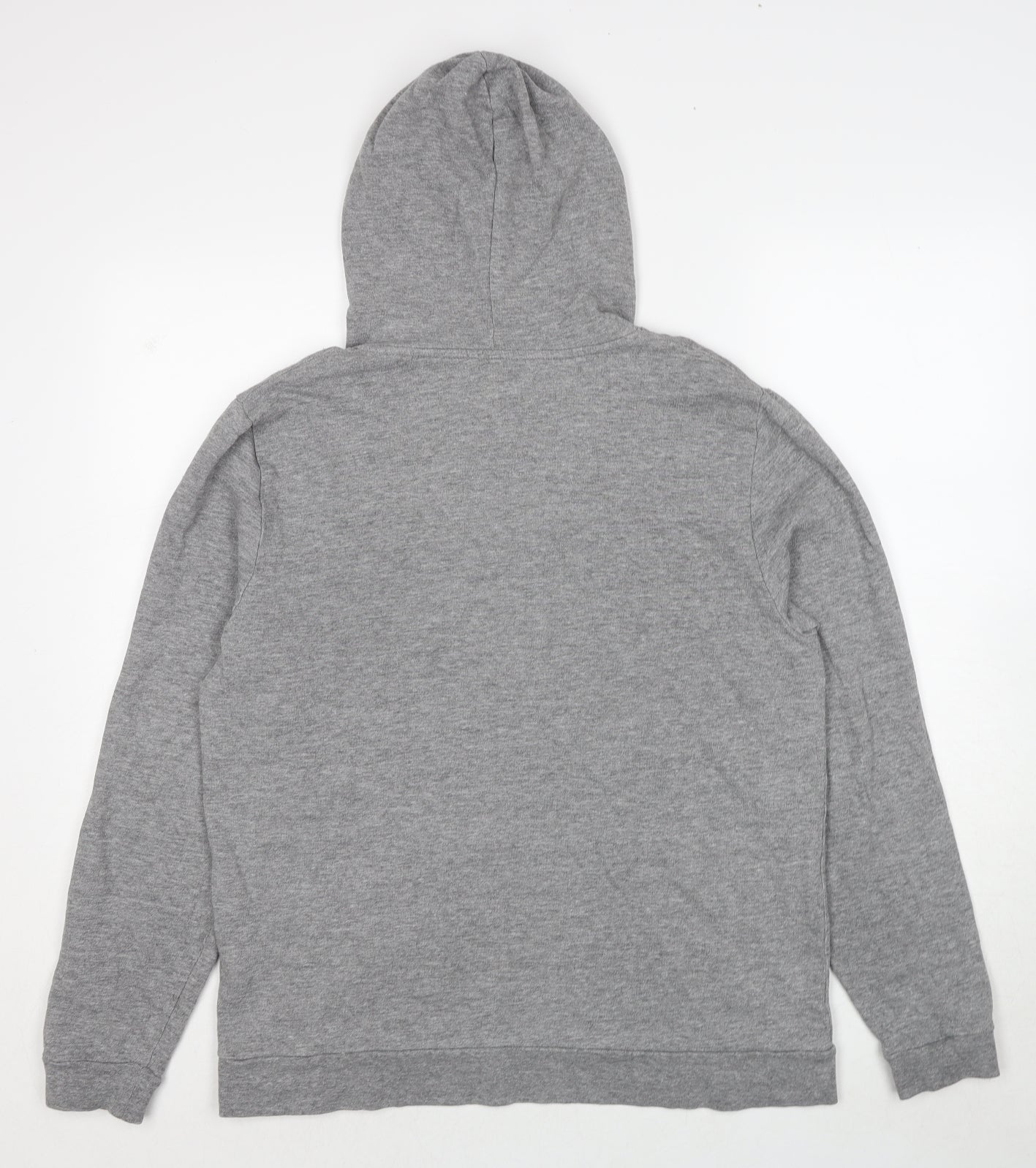 ASOS Womens Grey Cotton Pullover Hoodie Size L Pullover