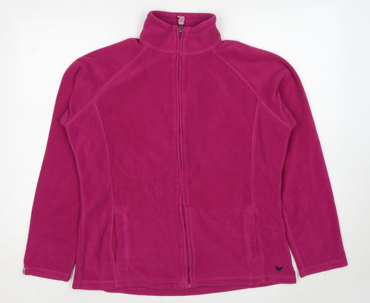 EWM Womens Pink Jacket Size L Zip