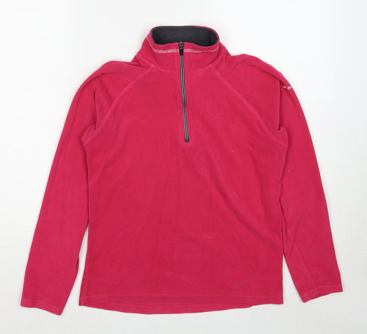 Trespass Womens Pink Polyester Pullover Sweatshirt Size 14 Pullover