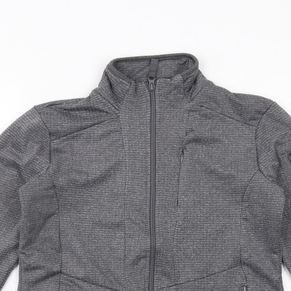 Mountain Warehouse Womens Grey Geometric Jacket Size 10 Zip