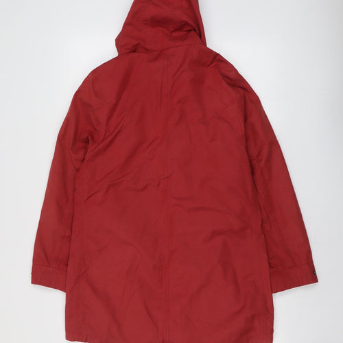 TIGI Womens Red Jacket Size 10 Zip