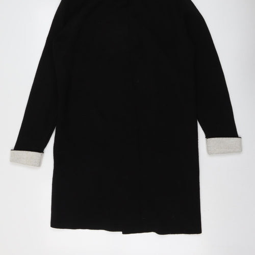 Wallis Womens Black Round Neck Acrylic Pullover Jumper Size S