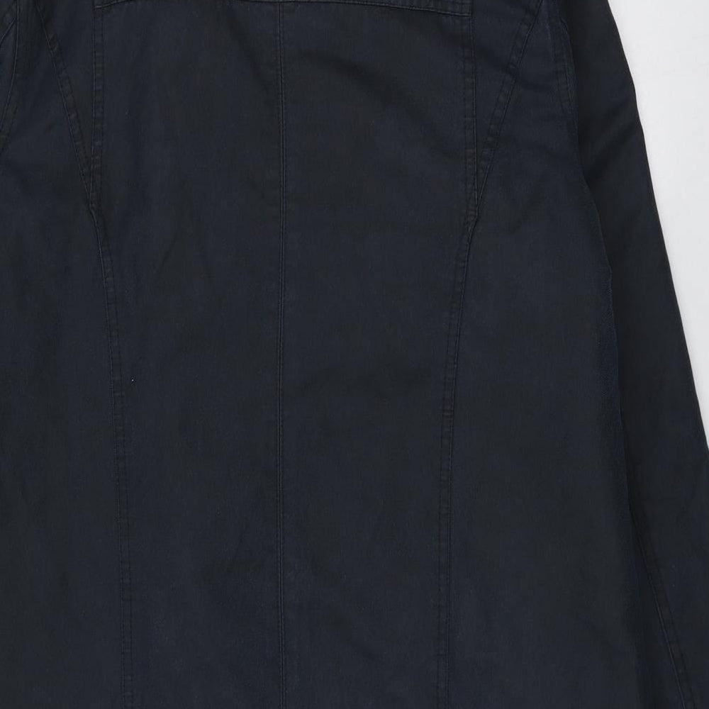 Label Lab Womens Blue Jacket Size 10 Zip