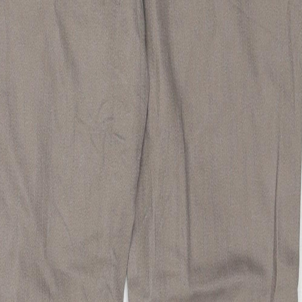 Alive Girls Brown Cotton Skinny Jeans Size 11-12 Years Regular Zip - Age 11-13 years