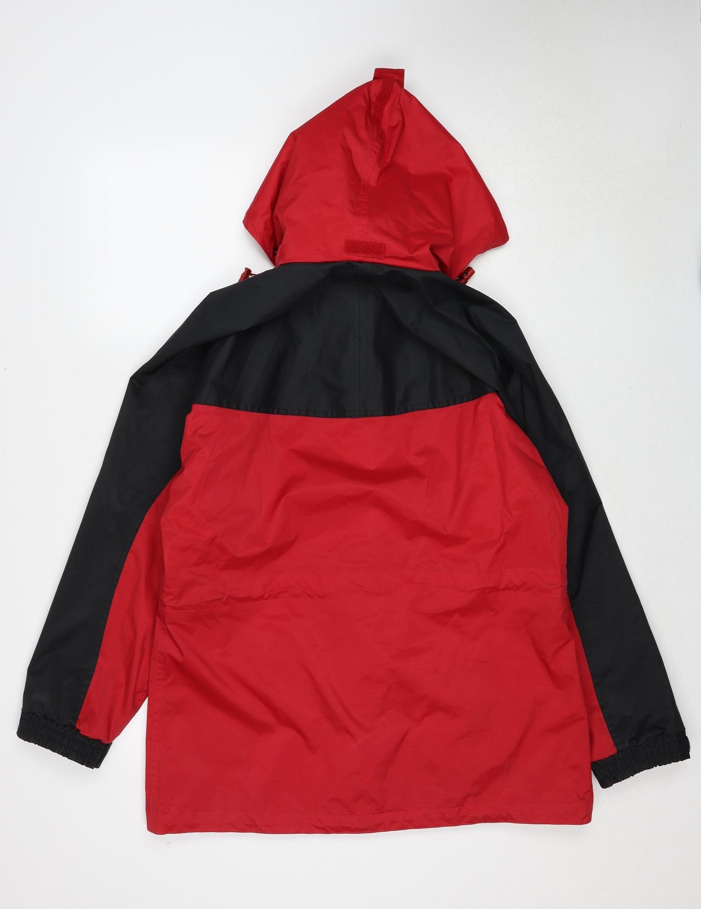 Classics Womens Red Geometric Jacket Size 12 Zip - PVC Coating