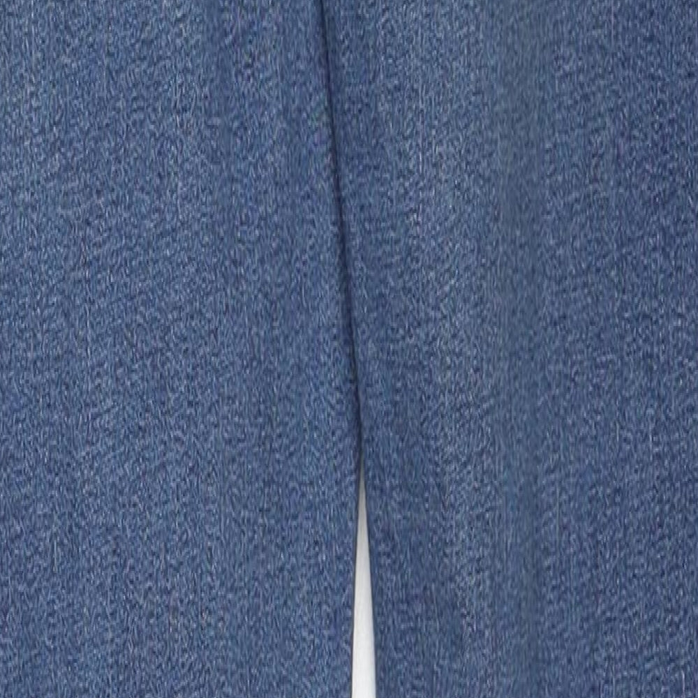 Quiz Womens Blue Cotton Skinny Jeans Size 8 Regular Zip