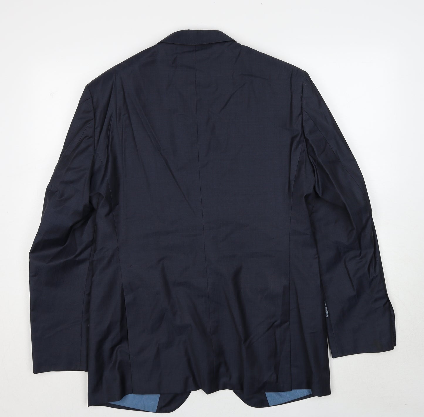 Autograph Mens Blue Wool Jacket Suit Jacket Size 40 Regular
