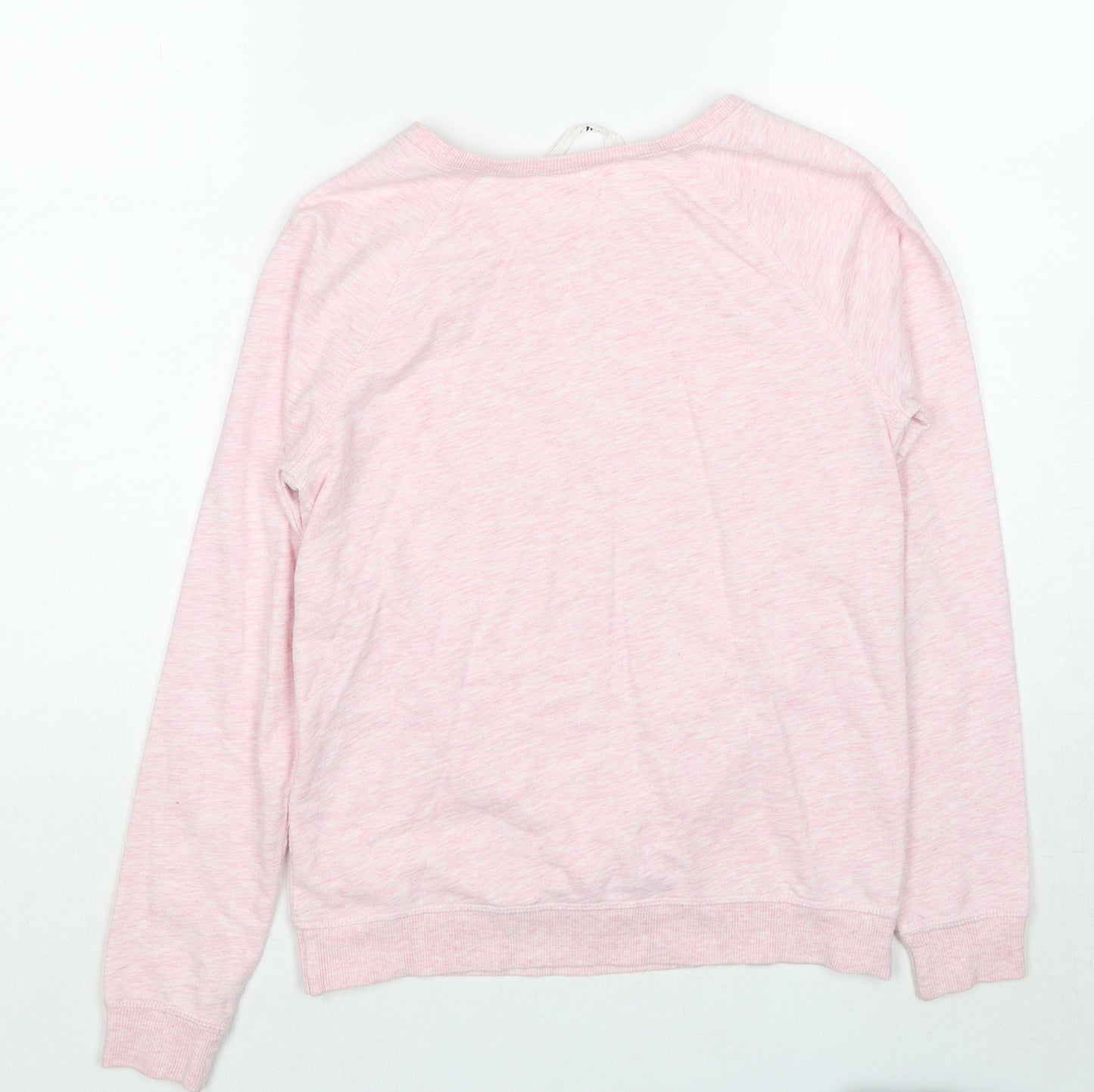 H&M Girls Pink Polyester Pullover Sweatshirt Size 12-13 Years Pullover - Age 12-14 Years
