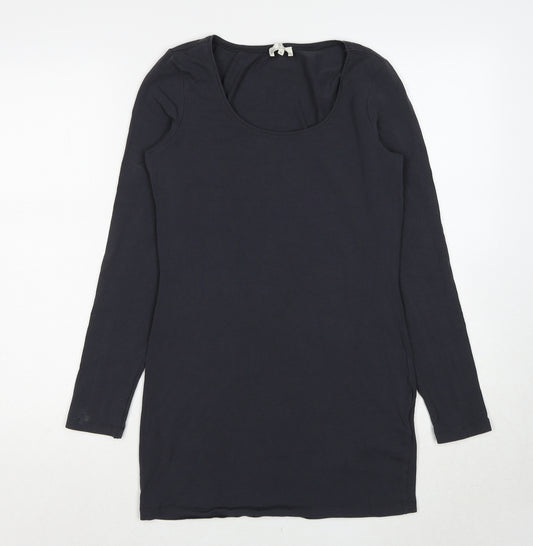 DEPT Womens Black Cotton Pullover Sweatshirt Size M Pullover