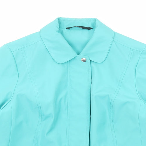 Bonmarché Womens Blue Jacket Size S Zip