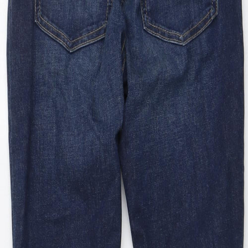 NEXT Boys Blue Cotton Straight Jeans Size 11-12 Years Regular Button