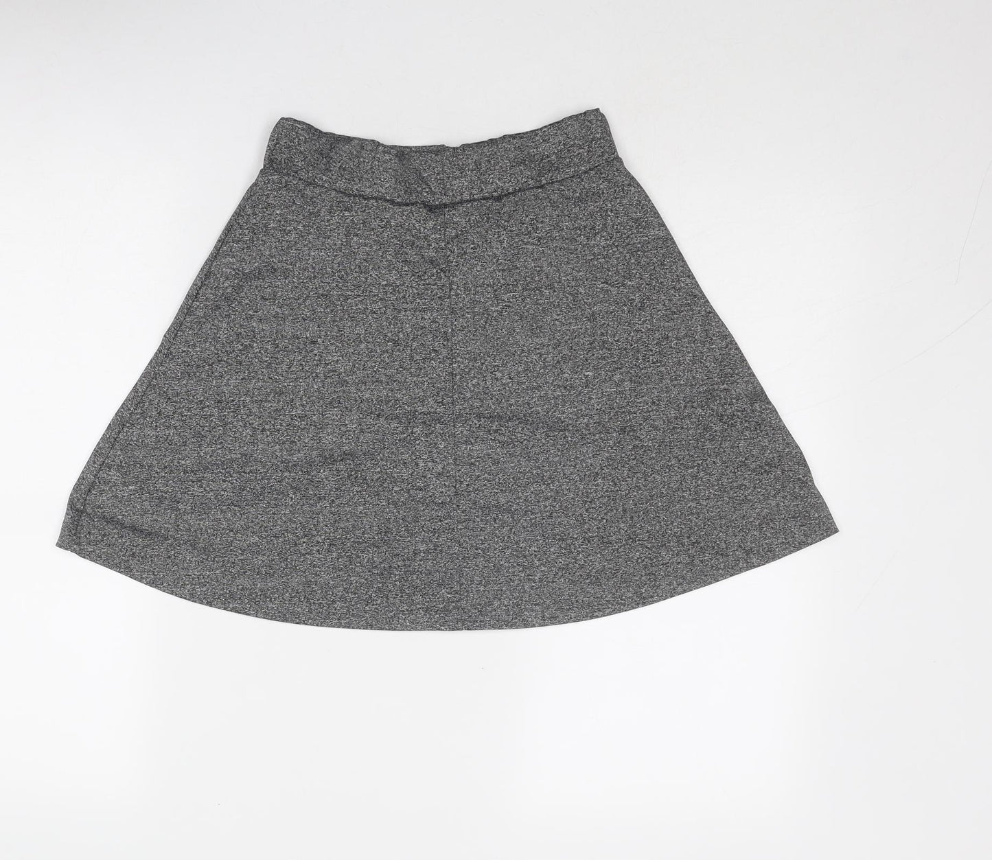 Divided by H&M Womens Grey Polyester Skater Skirt Size S