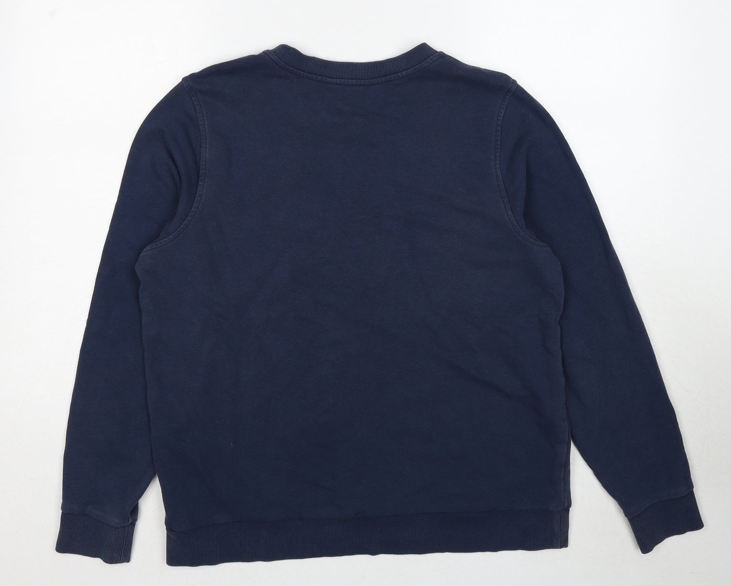 Marks and Spencer Womens Blue Cotton Pullover Sweatshirt Size 16 Pullover