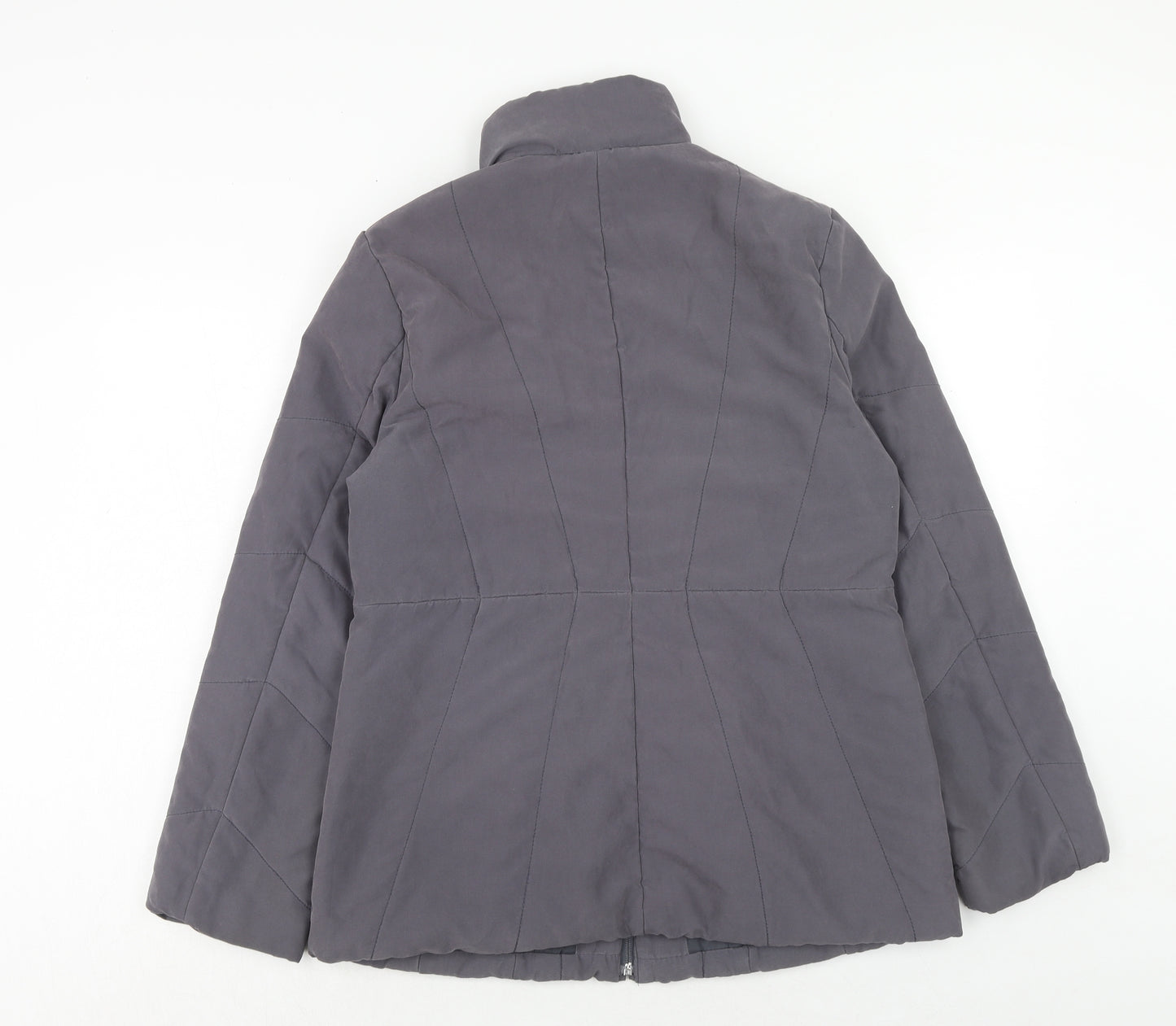 BHS Womens Grey Jacket Size 14 Zip