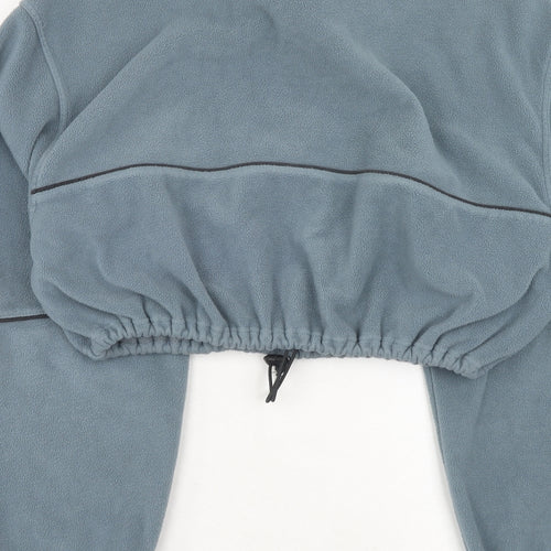 Paul Smith Womens Blue Polyester Pullover Sweatshirt Size S Zip