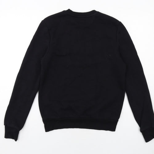 River Island Mens Black Cotton Pullover Sweatshirt Size XS - Prolific