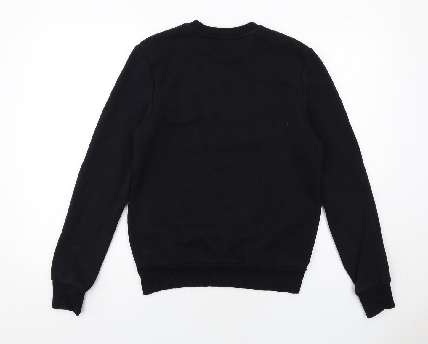 River Island Mens Black Cotton Pullover Sweatshirt Size XS - Prolific