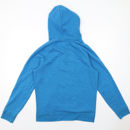Hollister Mens Blue Cotton Pullover Hoodie Size S