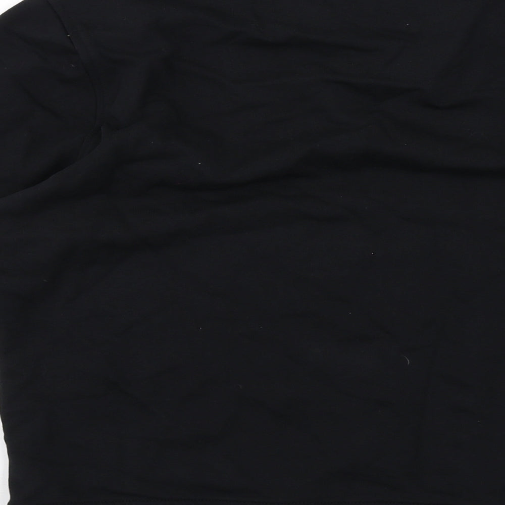 K-Way Mens Black Cotton Pullover Sweatshirt Size S