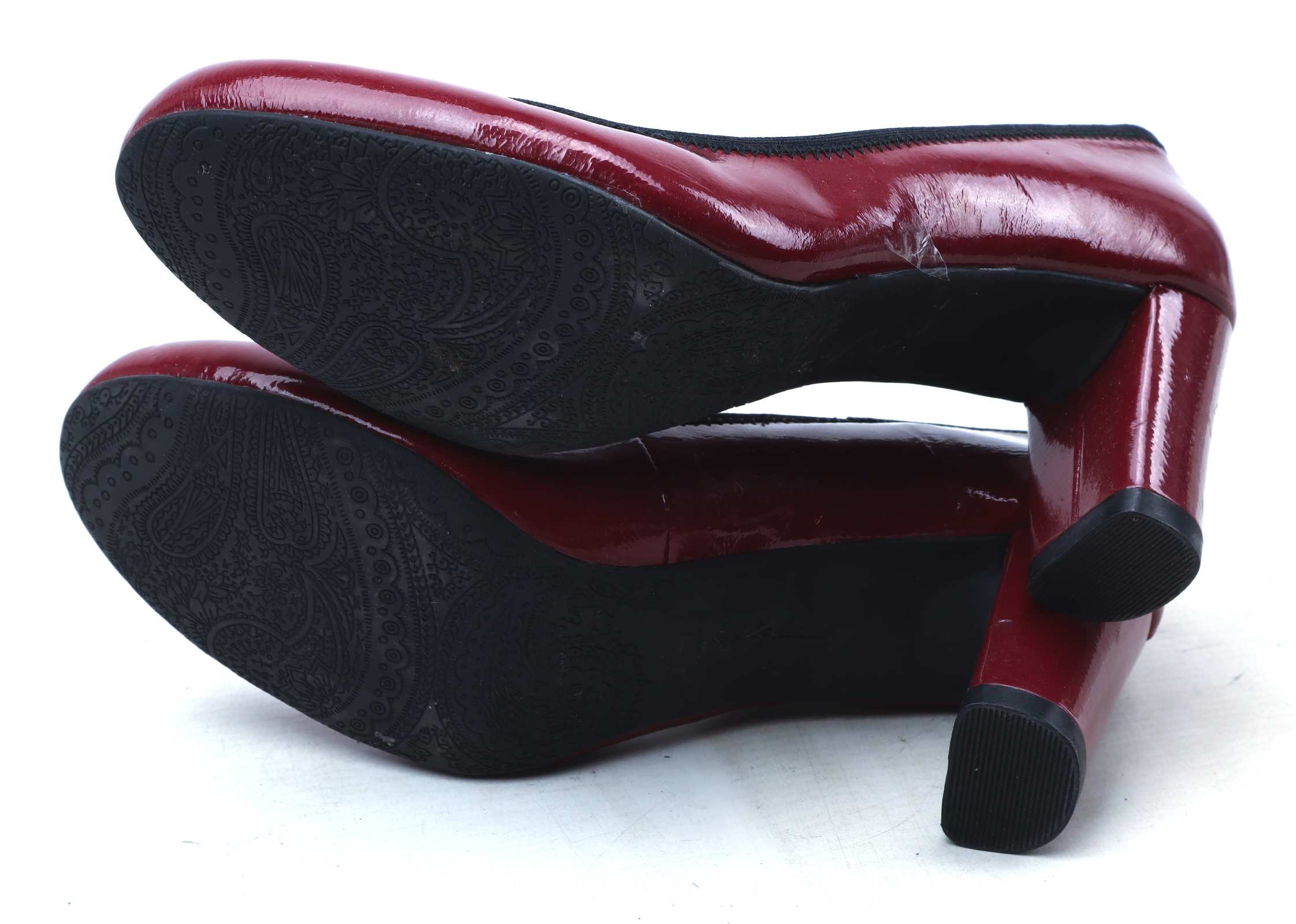 Burgundy heels clearance size 5