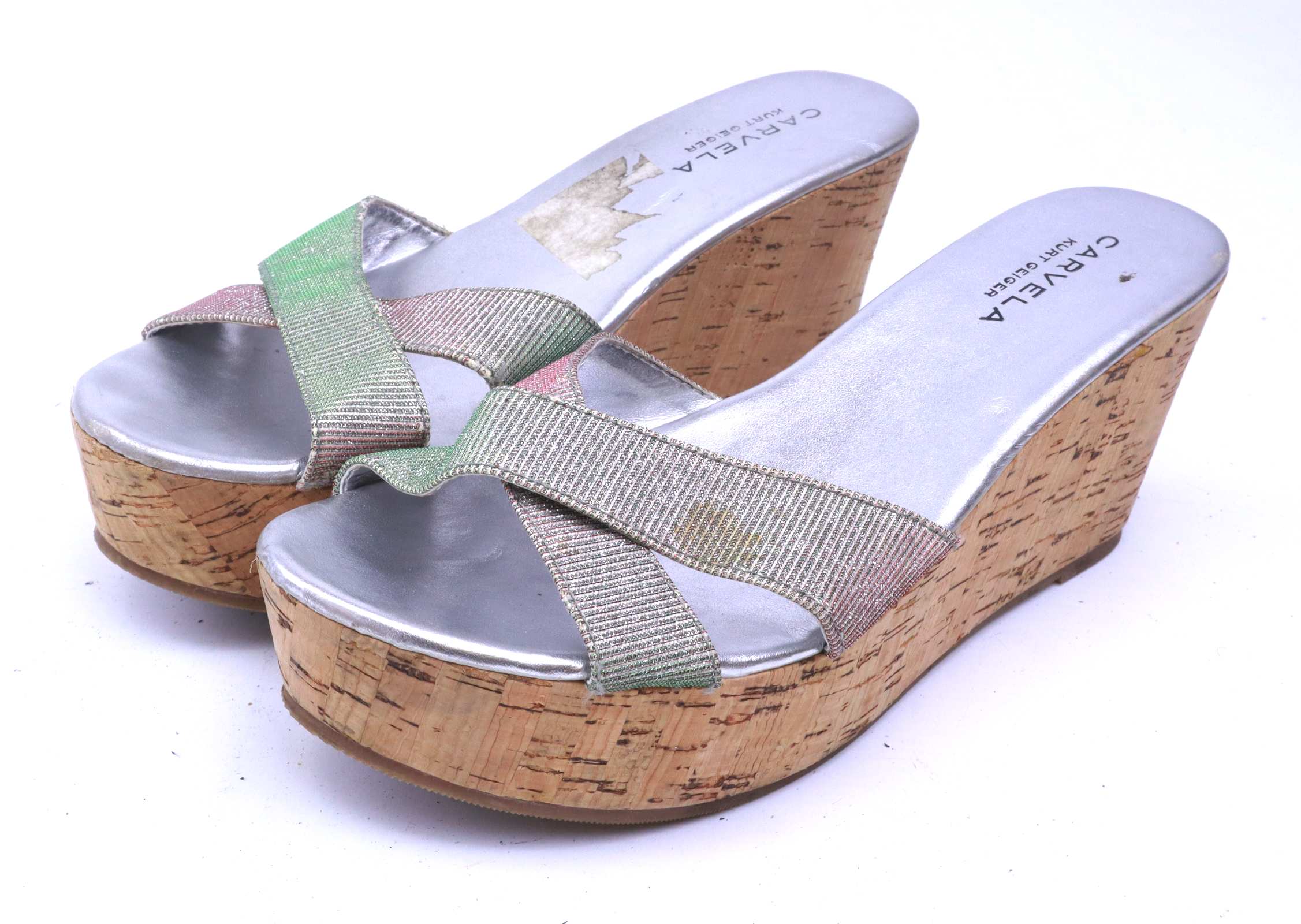 Carvela on sale silver wedges