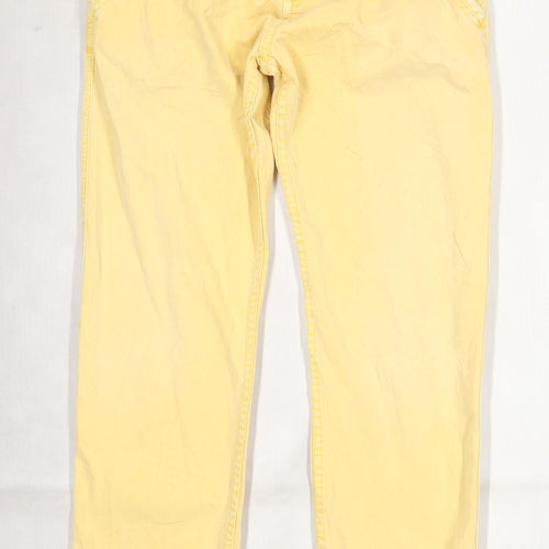True Religion Mens Yellow   Straight Jeans Size 32 L31 in