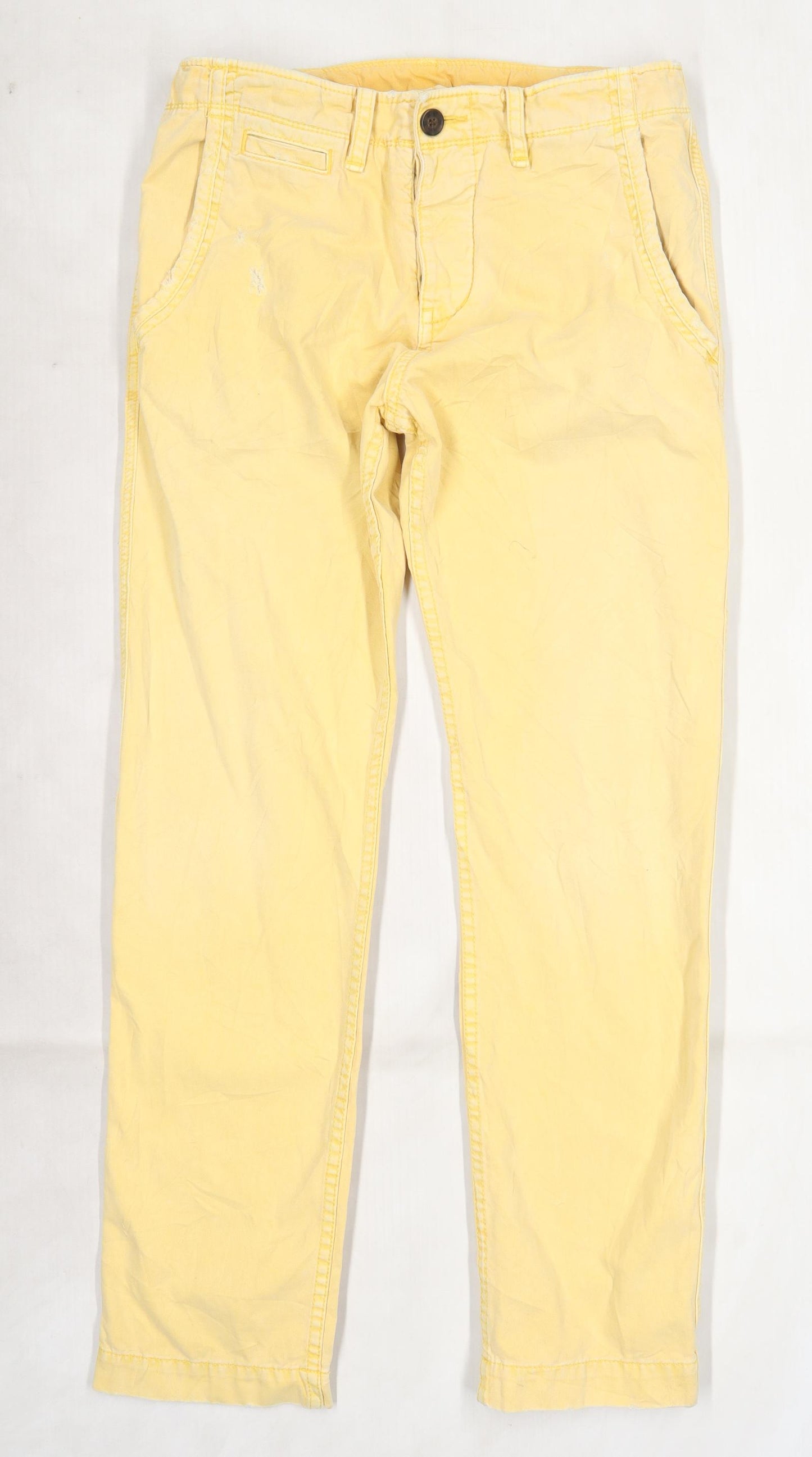 True Religion Mens Yellow   Straight Jeans Size 32 L31 in
