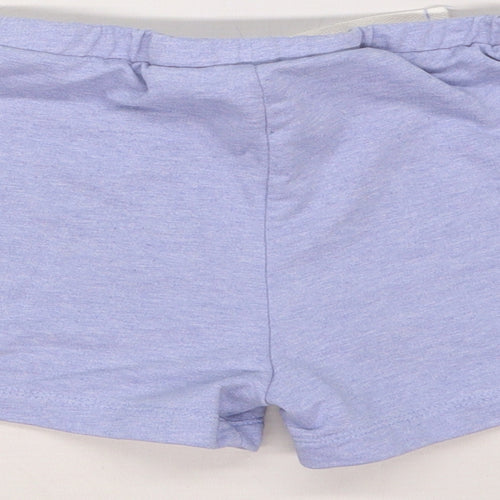 George Girls Blue   Sweat Shorts Size 6-7 Years