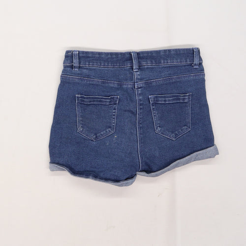 Matalan Girls Blue  Denim Mom Shorts Size 10 Years