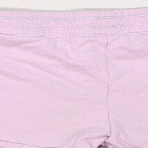 George Girls Purple   Sweat Shorts Size 5-6 Years
