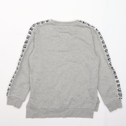 Primark Boys Grey  Jersey Pullover Sweatshirt Size 9-10 Years  - Brooklyn