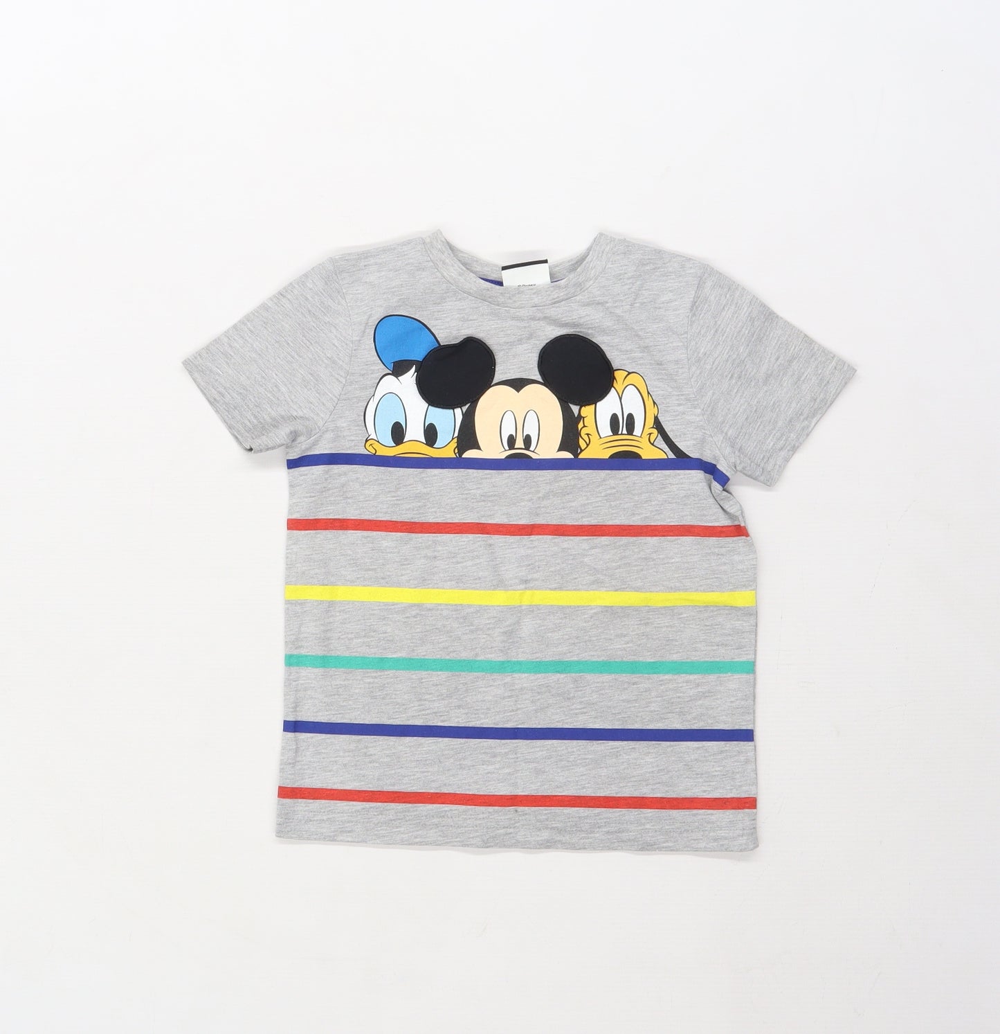 George Boys Grey  Knit Basic T-Shirt Size 3-4 Years  - disney