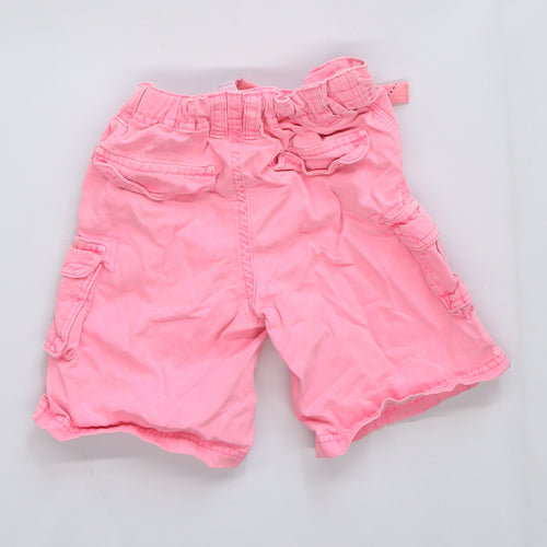 George Boys Pink  Denim Chino Shorts Size 4-5 Years