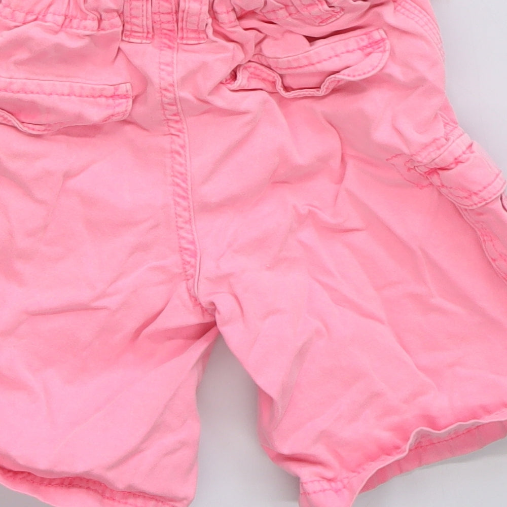 George Boys Pink  Denim Chino Shorts Size 4-5 Years